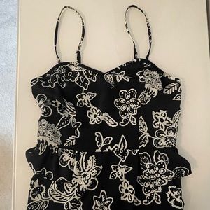 American Eagle peplum floral mini dress XS